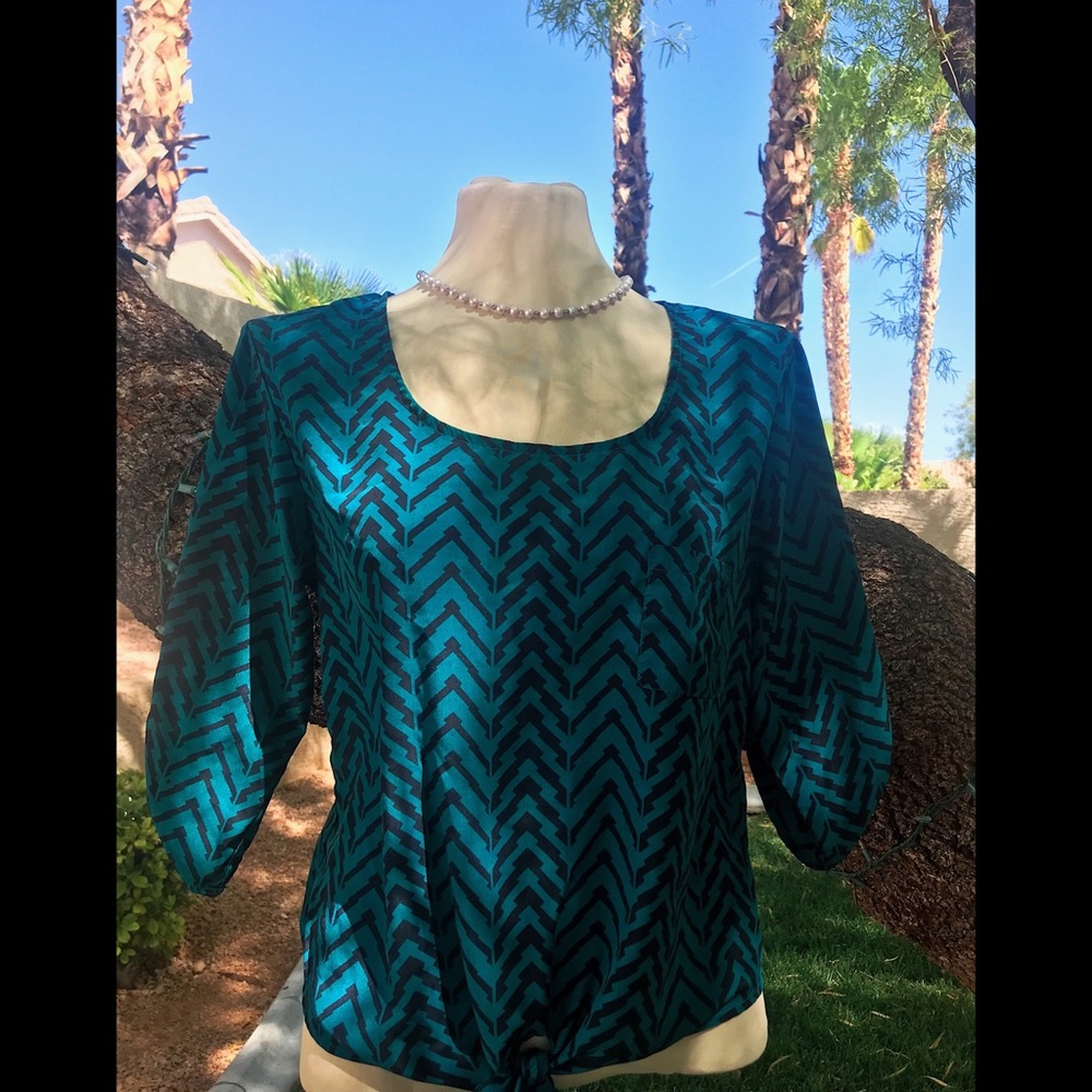 Turquoise Blouse